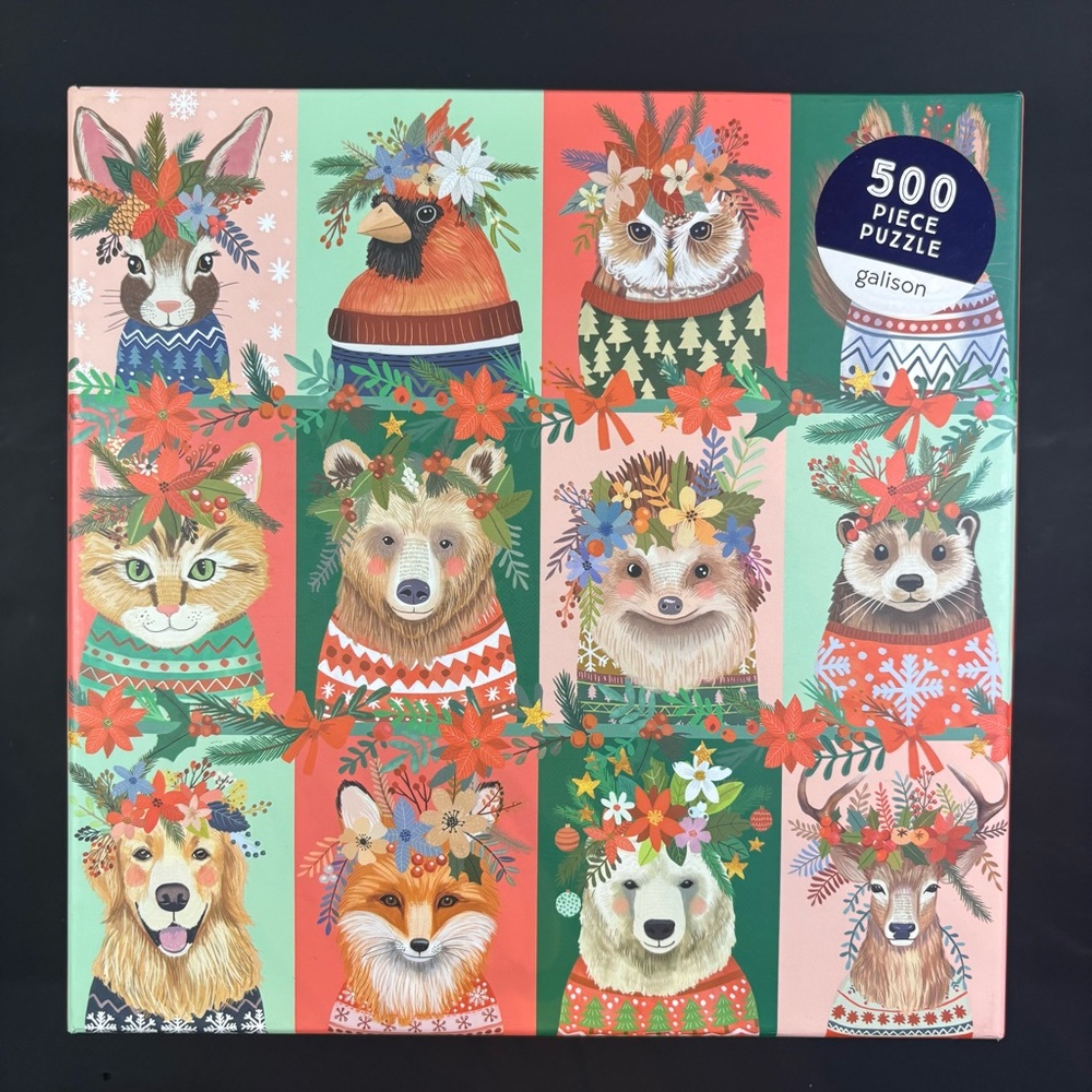 NEW Furry and Bright 500 Piece Jigsaw Puzzle by Galison